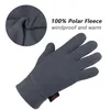 Sporthandskar ozero unisex vinterfleece handske full finger varm skid snowboard mitten kallt väder vindtät rinnande pekskärm cykelhandskar 231122