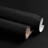 Wallpapers Matte Black Self Adhesive Contact Paper Drawer Peel Stick Removable Decoration Modern Wallpaper Papel Pared3236