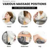 Massaging Neck Pillowws Electric waist pillow massager health care Relax shiatsu Vibrating Shoulder Back Heating Deep Kneading roller Neck Massage salud Q231123