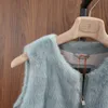 Womens Vests Autumn Loro Piana Mink Vest Cashmere Coat