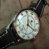 Orologi da polso Orologi da uomo Nh35 Movimento automatico Quadrante smaltato Acciaio inossidabile Zaffiro Impermeabile Abito vintage Meccanico