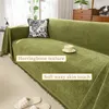 Stol täcker fast färgkonst soffa täcker mjuk chenille handduk filt soffa universal anticat repa 1234 sits 231123