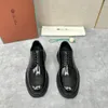 Ny modell underbar herr designer äkta läder loafers skor ~ bra mens designer toppkvalitet loafers skor eu storlek 39-46