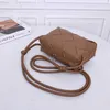 Damenhandtasche BVs Rindsleder gewebt KLLWFMMI One Shoulder Handheld Crossbody Casual Yanhui Tote Handtasche Wassereimer X5T7R