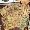 8packs/LOTA Long Time Series Retro Creatieve Decoratie DIY Papieren Memoblok