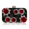 Flower Evening Clutch torebki luksusowe bankiety torebka ślubna małe torebki dla kobiet