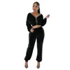 Women's Two Piece Pants 2024 Fashion V-Neck Long-Sleeved Pearl Coat And Trousers Business Dinner Retro British Style Suit