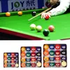 Acessórios de bilhar 25mm 32mm 38mm crianças mini bolas de mesa de bilhar conjunto resina pequena piscina cue completo snooker acessório 231123