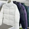 Giacche da uomo Autunno Inverno Colletto alla coreana Piumino leggero Moda coreana Oversize Cappotto caldo spesso Bianco Arancione Verde Nero 231123