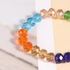 Strand Girlgo perles de verre transparentes colorées à la main Bracelet perlé breloque Simple vacances bijoux accessoires cadeaux