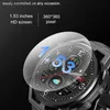 Montres-bracelets Montre intelligente N18 1,53 pouces Bluetooth appelant écouteur TWS 2-en-1 double casque 4G grande mémoire casque de musique locale SmartwatchQ231123