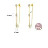 Europa Vintage Kwastje 3A Zirkoon S925 Zilveren Dangle Oorbellen Sieraden Mode Dames Verguld 18k Goud High-end Oorbellen voor Vrouwen Bruiloft Feest Valentijnsdag Cadeau SPC