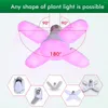 Grow Lights Deformable Light Bulb Full Spectrum Plant Bulbs E26 Base 12W Professional For Seedling Growing Blooming Fruiting