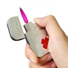 Lighters Lucky Grass Lighter Smoking Tools Butane Torch Spraying Electronic Metal Lady Gift Accessories