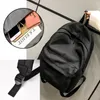 Sac à dos épaule grande capacité hommes ordinateur portable toile solide noir impression 3D sacs de lycée adolescent collège garçon Gril étudiant sacs à dos