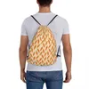 Ryggsäck Happy Morötter Ryggsäckar Multifunktion Portable DrawString Bags Bundle Pocket Sports Bag For Travel School