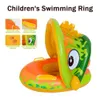 Sand Play Water Fun Baby Swimming Pool Floating Flatable Ring Childrens Accessories Sunshade and Mother Toys Children 16y 231122