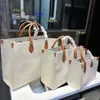 Onthego Bag GM MM PM ONTHEGO TOTE Large Brown White Emboss Mummy Shopping Sac Luxurys Hands Sacs Femme's Totes on the Go