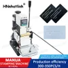 Equipamento industrial 220V/110V Manual LCD Display Hot Foil Stamping Máquina de reposição Tipper Machine para ID PVC Cards