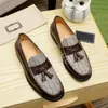 Nya män loafers klär skor klassisk cowhide mules Princetown Mens varumärke Trample Lazy Flat Shoes With Box Storlek 38-46