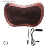 Masajeador de cuello Pillowws 2021 Nueva almohada de masaje eléctrico Cuello lumbar Espalda Shiatsu Masajeador Cojín Calor Coche Hogar Q231123