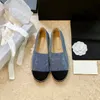 Luxury Flats Designer Shoe Women Channellies Espadrilles Casu