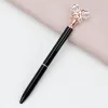 Partihandel Diamond Butterfly Ballpoint Pen Bullet Type 1.0 Fashion Pens Office Stationery Creative Advertising 12 Färger