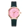 Wristwatches 2023 Women Watch Classic Style Fashion Exquisite Leather Belt Watches Lady Quartz Wristwatch Clock