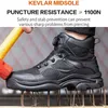 Sapatos de segurança com fivela rotativa botas de segurança homens tênis de trabalho sapatos indestrutíveis de aço toe proteção anti-esmagamento anti-punctura sapatos de segurança 231123