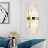 Стеновые лампы современный хрустальный винтажный кухонный декор Luminaria светодиодная кровать смарт -кровать Merdiven гостиная аксессуары
