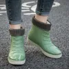 Botas de chuva Designer Mid Bezerro Botas de Chuva Mulheres Verdes Sapatos Impermeáveis para Dia Chuvoso Senhoras Rosa Pele De Borracha Rainshoes Mulher Galoshes 231122