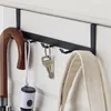 Крючки над дверным крючком на стойке металлическая вешалка 5 Железное хранение Home Kitchen Want Organizer полка