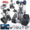 Model Building Kits 408PCS Creative Technical RC Robot Electric Building Blocks City Remote Control Intelligent Robot Bricks Kids Christmas Gift 231123