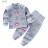 Handtücher Bademäntel Kinderunterwäsche Pyjama-Sets Unisex Baby Boy Pyjamas Anzug Baumwolle Pjs Kleidung Set Herbst Winter Weiche Nachtwäsche Mädchen PyjamasL231123