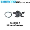 Desviadores de bicicleta Shimano Deore M6100 12s Groupset SL Shift Lever RD SGS Desviador Traseiro 12 Velocidade 12V Shifter SWTICH Básico M7100 M8100 231122