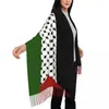 Scarves Palestine Flag Women's Pashmina Shawl Wraps Fringe Scarf Long Large