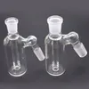 가장 저렴한 유리 애쉬 포수 봉 14mm 18mm 18mm dab rig gluca accepory 컷 디퓨저 샤워 헤드 퍼크 애쉬 포수 두꺼운 pyrex 버버 흡연 파이프 2pcs