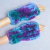 Fünf-Finger-Handschuhe Stil Winter Mädchen natürliche echte Rex Kaninchenfell Handschuhe gute elastische gestrickte Kaninchenfell Fäustlinge Dame echte Rex Kaninchenfell Handschuhe 231123