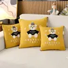 Blankets 2 In 1 Bear Embroidery Cushion Blanket Car Sofa Multifunction Foldable Patchwork Pillow Decor Air Conditioning Quilt 231123