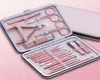 181612107PCS Ny manikyr rostfritt stål Nagelklippare Pedikyr Set Portable Travel Hygiene Kit Nail Cutter Tool Set5219187