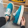 Scarpe eleganti 2023 Sport Casual Uomo Fondo spesso Lace Up Sneakers Pelle scamosciata di mucca Skateboard Trend Retro Designer maschile 231123