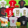 22 23 24 24 Davies 50 lat koszulki piłkarskie Bayern de Ligt Monachium Mane Gnabry Muller Kimmich Monachy Musiala Football Shirt 50th Bayern Monachin Men Men Kit Coman