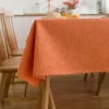 Nappe de table en coton et lin, nappe artistique, épaisse, unie, simple, nordique, moderne, filet à thé, G5T1727, 231122