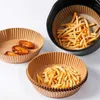 NOVO 50/100PCS Air Fryer Disputable Paper Liner Lating Note de tapete de papel Placa de papel de panor