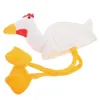 Berretti Cappello da pulcino Copricapo in peluche per feste Cappelli di pollo dei cartoni animati Costume per animali Tessuto Po Prop Divertimento