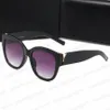 Lunettes de soleil design pour hommes femmes mode lettre Goggle Street lunettes de voyage 6 couleurs