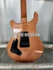 Custom Shop Smith Flame Maple Top Cinza Preto Guitarra Elétrica Mogno Corpo Maple Fingerboard Abalone Ofertas Inlay Tremolo Bridge Whammy Bar Gold Hardware