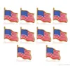 American Flag Lapel Pin Stany Zjednoczone Stany Zjednoczone Krawat Pinsy Mini broszki do ubrań worki Dekoracja 6509307