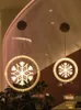 Juldekorationer dekorativa sucker ljus kreativt glas fönster hänge dekoration scen prydnad äldre snögubbe 231123
