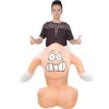 Penis opblaasbaar kostuum cosplay sexy grappig opblaaspak feestkostuum fancy dress halloween voor volwassen dick jumpsuit1170g